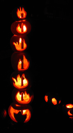 Pumpkins Flaming